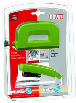 Novo grampeador e conjunto de brocas Novus