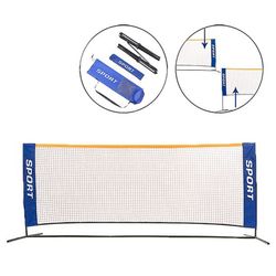 Set metálico para minitenis o minibadminton