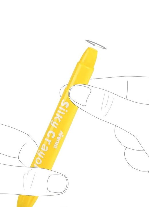 crayons de soie