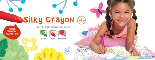 crayons de soie
