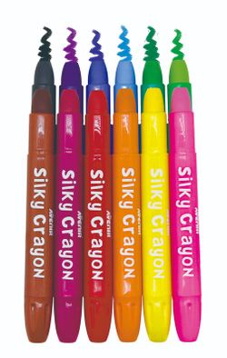 crayons de soie
