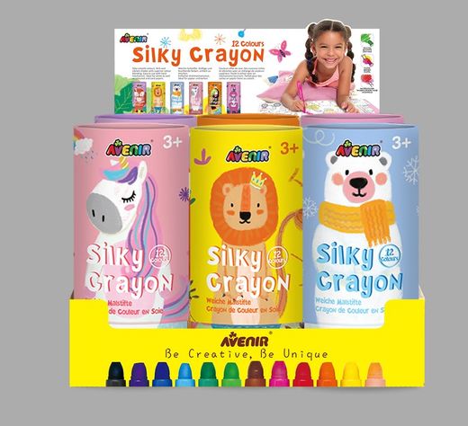 crayons de soie