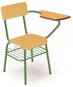 Silla con pala a derecha o izquierda con varios acabados