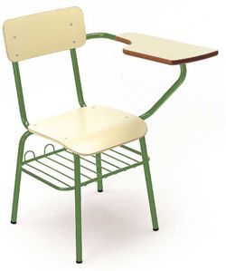 Silla con pala a derecha o izquierda con varios acabados