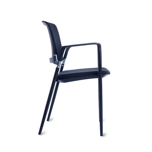 Cadeira confidencial de malha preta rd-906. Varias cores