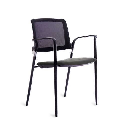 Cadeira confidencial de malha preta rd-906. Varias cores