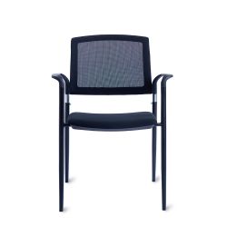 Cadeira confidencial de malha preta rd-906. Varias cores