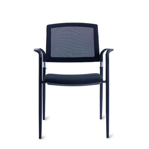 Cadeira confidencial de malha preta rd-906. Varias cores