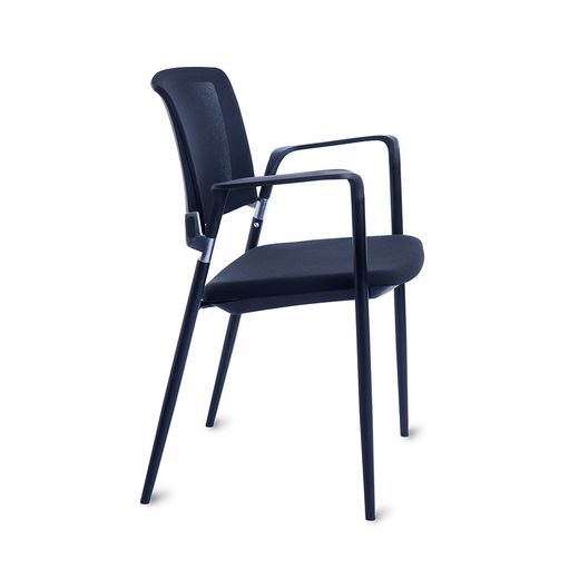 Cadeira confidencial de malha preta rd-906. Varias cores