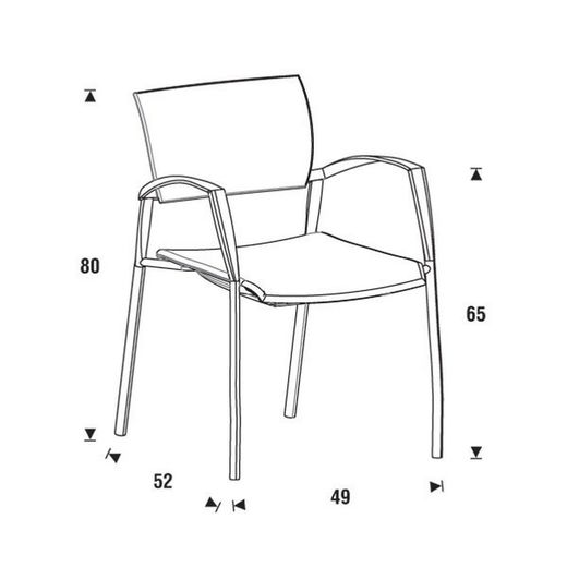 Confidente e cadeira de sala de aula mod.905