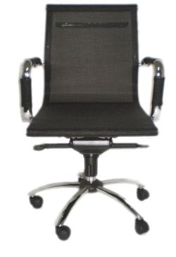 Cadeira executiva Barrax em malha preta