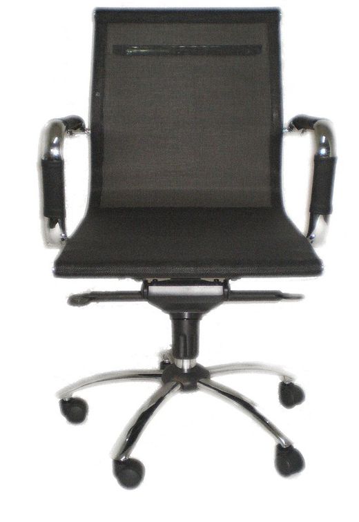 Cadeira executiva Barrax em malha preta