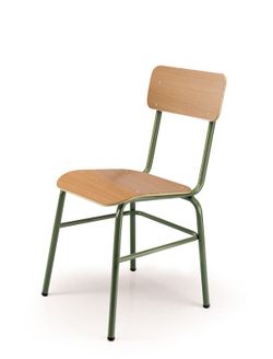 Chaise éco scolaire 278 disponible en différentes hauteurs et couleurs de finition