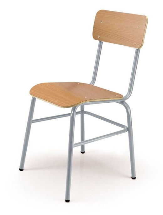 Chaise éco scolaire 278 disponible en différentes hauteurs et couleurs de finition