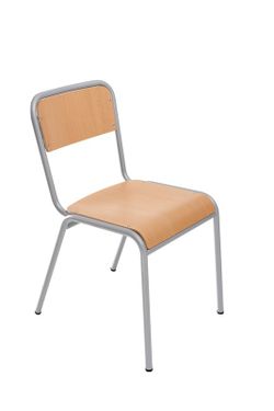 Chaise d'école e25 en 4 hauteurs et différentes finitions