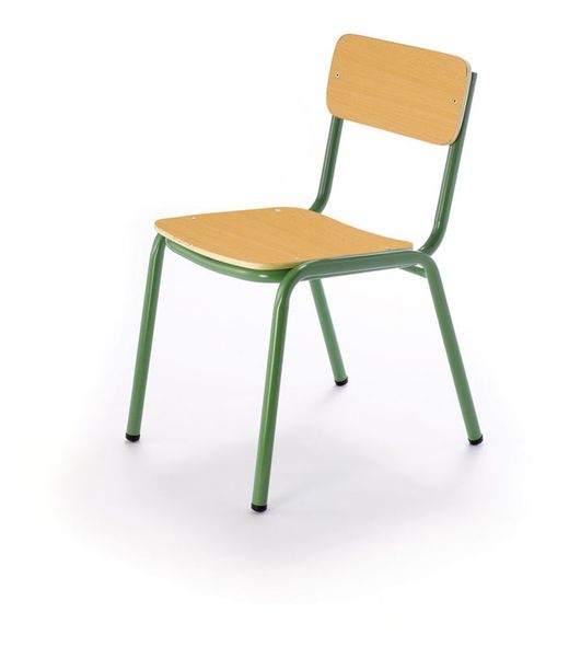 Cadeira de criança empilhável e disponível em 3 alturas e 10 cores