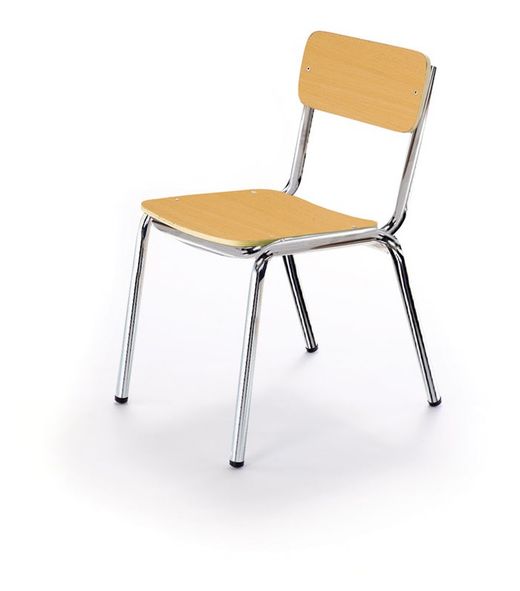 Cadeira de criança empilhável e disponível em 3 alturas e 10 cores