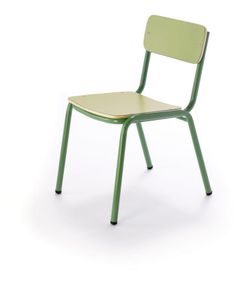 Cadeira de criança empilhável e disponível em 3 alturas e 10 cores