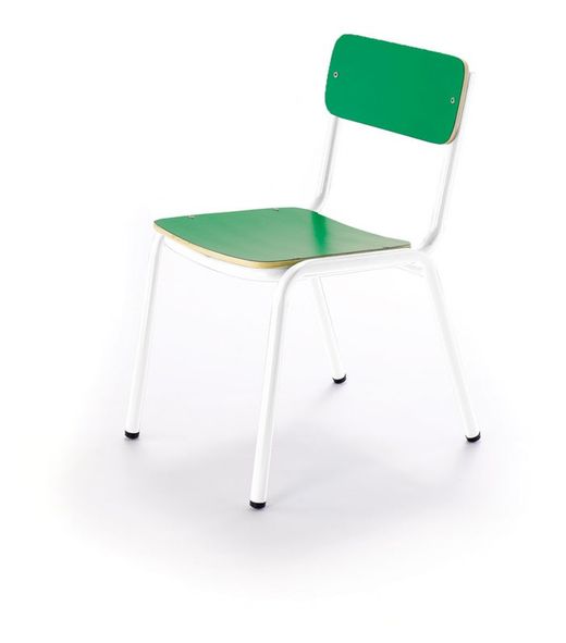 Cadeira de criança empilhável e disponível em 3 alturas e 10 cores