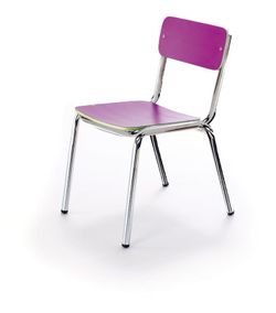 Cadeira de criança empilhável e disponível em 3 alturas e 10 cores