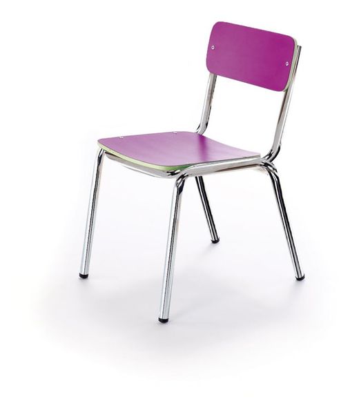 Cadeira de criança empilhável e disponível em 3 alturas e 10 cores