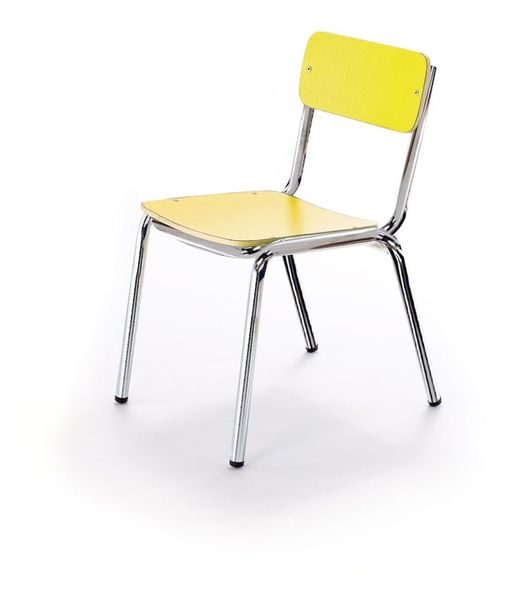 Cadeira de criança empilhável e disponível em 3 alturas e 10 cores