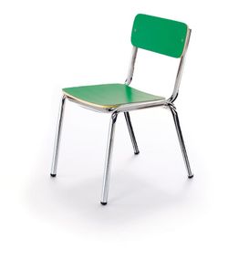 Cadeira de criança empilhável e disponível em 3 alturas e 10 cores