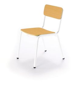 Cadeira de criança empilhável e disponível em 3 alturas e 10 cores