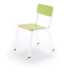Cadeira de criança empilhável e disponível em 3 alturas e 10 cores