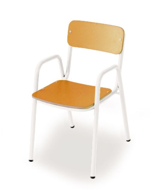 Chaise pour enfants avec accoudoirs d'une hauteur de 26 cm et différentes finitions