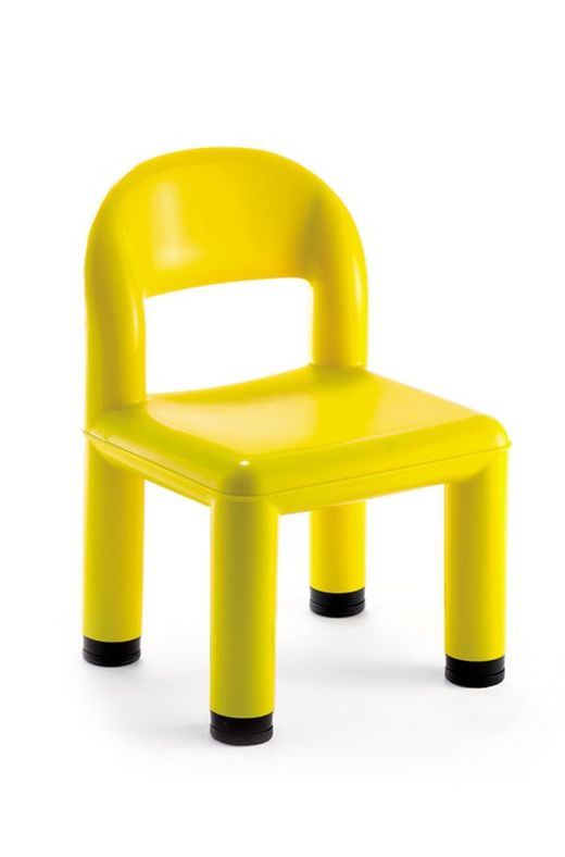 Chaise enfant en polypropylène en 2 hauteurs et 6 coloris au choix