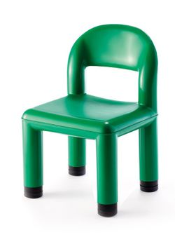 Chaise enfant en polypropylène en 2 hauteurs et 6 coloris au choix