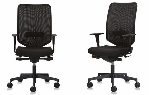 Cadeira operativa modelo ossa preta