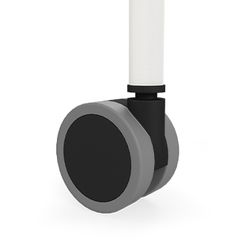 Chaise SLIM R. Avec des roues. Trois tailles et quatre couleurs