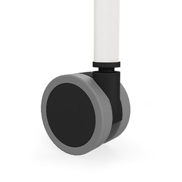 Chaise SLIM R. Avec des roues. Trois tailles et quatre couleurs