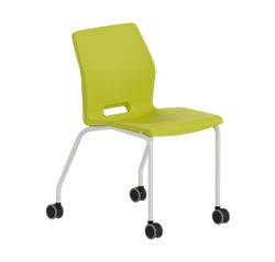 Chaise SLIM R. Avec des roues. Trois tailles et quatre couleurs