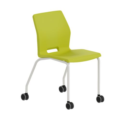 Chaise SLIM R. Avec des roues. Trois tailles et quatre couleurs