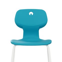 Chaise SOFT R. Avec des roues. Trois tailles et quatre couleurs