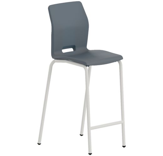 Chaise tabouret SLIM F. Quatre couleurs