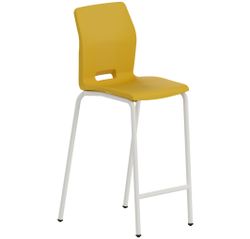 Chaise tabouret SLIM F. Quatre couleurs