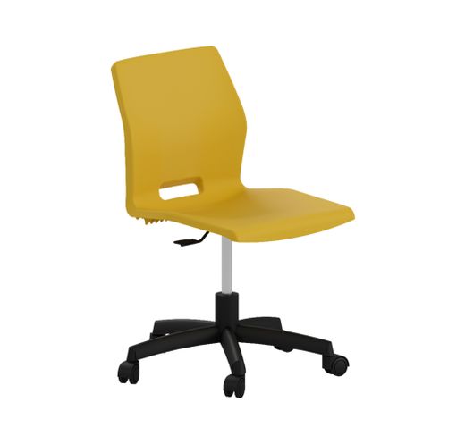 SLIM PROF. chaise avec roulettes. Quatre couleurs