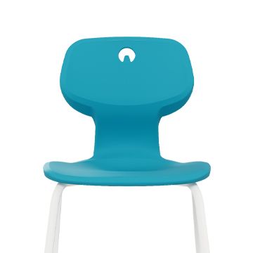 Chaise tabouret souple F. Quatre couleurs