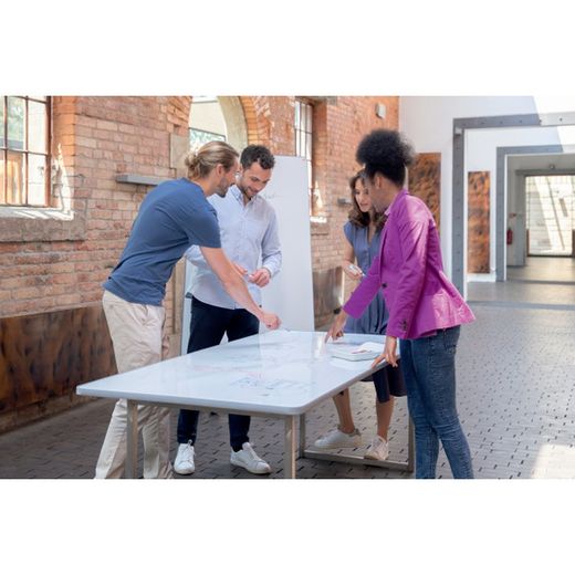 Ensemble de tableaux blancs mobiles double face Move & Rencontrez 180x90cm