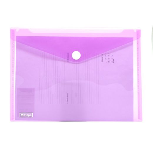 Porta-documentos A5 com fecho de velcro. 7 cores