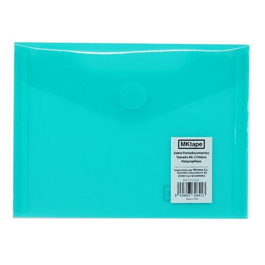 Porte-documents A6 avec fermeture velcro. 7 cœurs