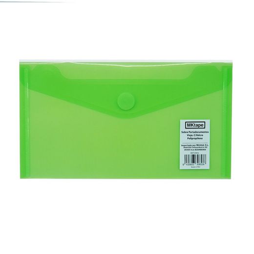 Porta-documentos de viagem com fecho de velcro. 7 cores