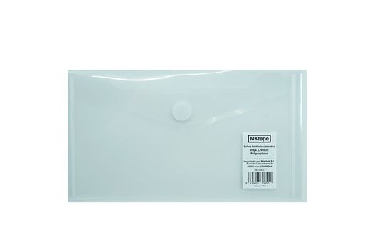 Porta-documentos de viagem com fecho de velcro. 7 cores