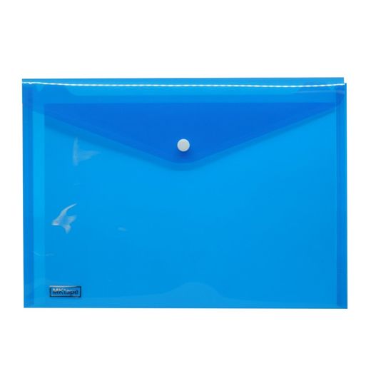 Sobre portadocumentos folio con cierre de botón. 7 colores