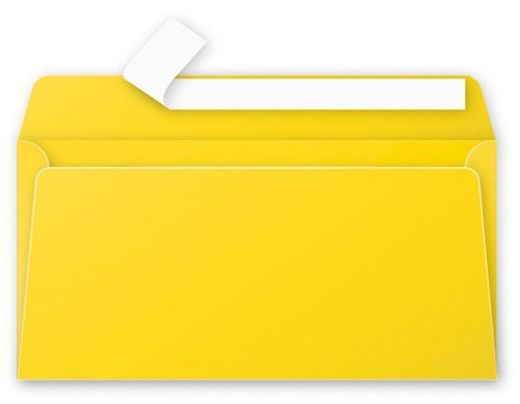Envelopes de várias cores e tamanhos