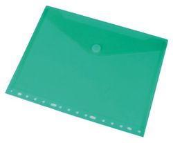 Envelopes multi-furos com fecho de velcro